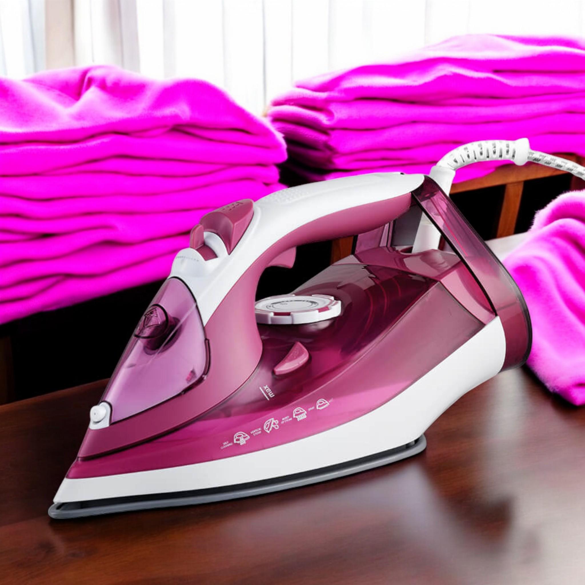 Утюг Maestro MR-307C с керамическим покрытием 2400 Вт Pink (L_MR307C/Pink) - фото 2