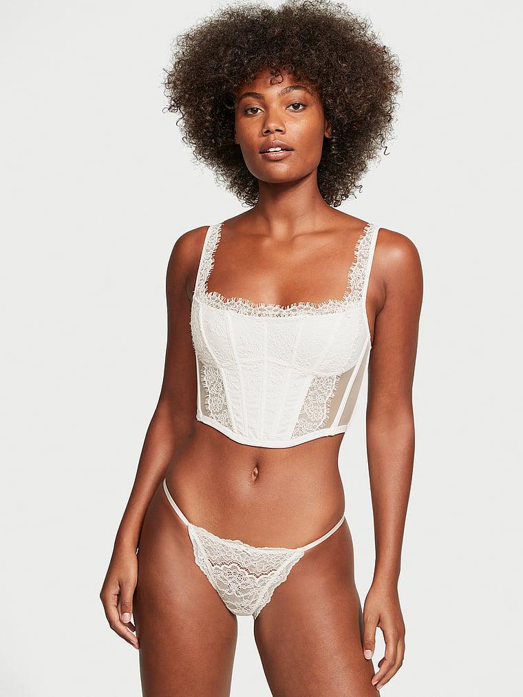 Трусики бикини Victoria's Secret Dream Angels Mini String Bikini Panty S Белый (26615503) Трусики бикини Victoria's Secret Dream Angels Mini String Bikini Panty S Белый (26615503)