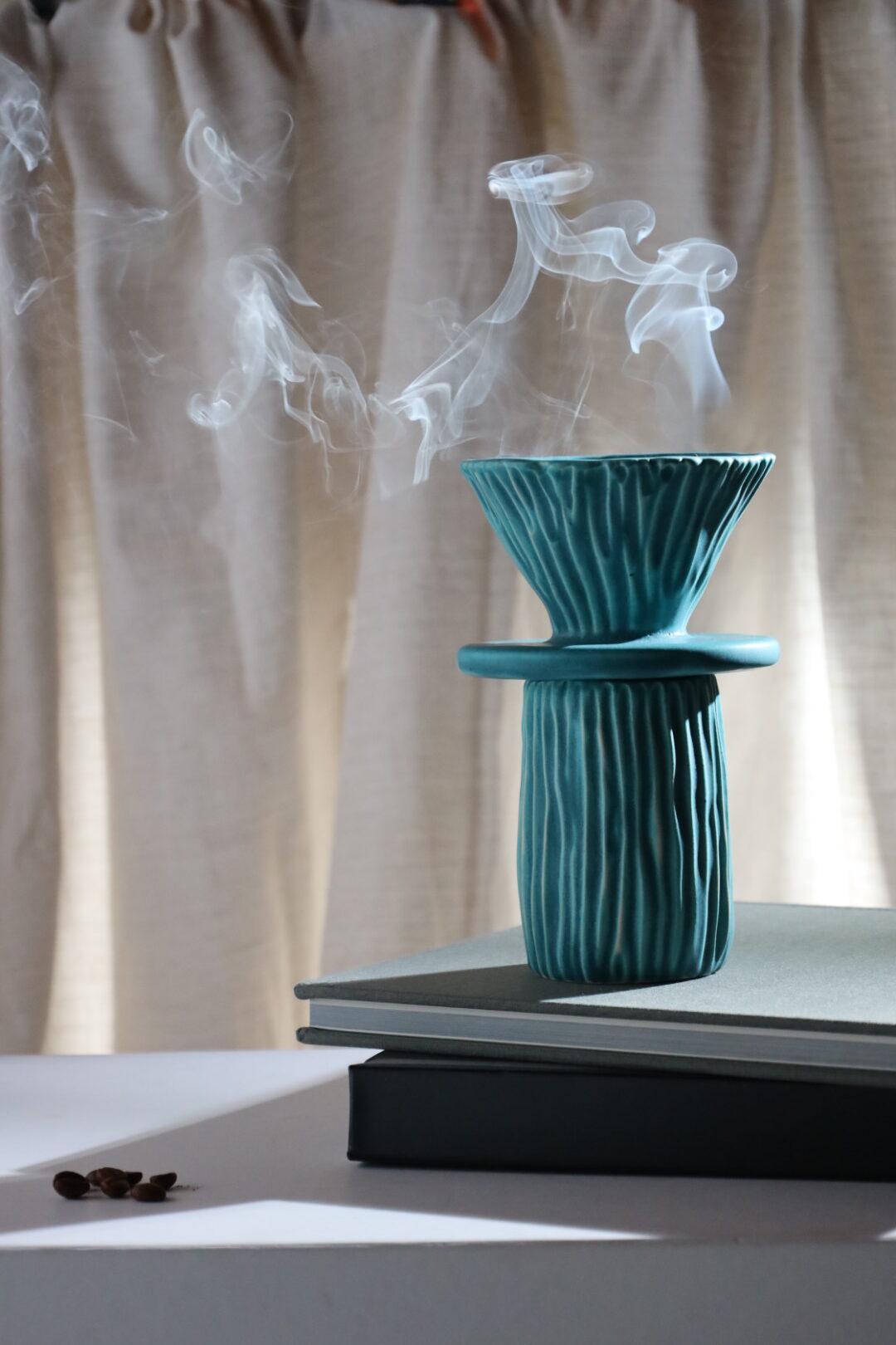 Набор кофейный Лагуна пуровер/воронка V60/чашка ручной работы (POV-005) - фото 4