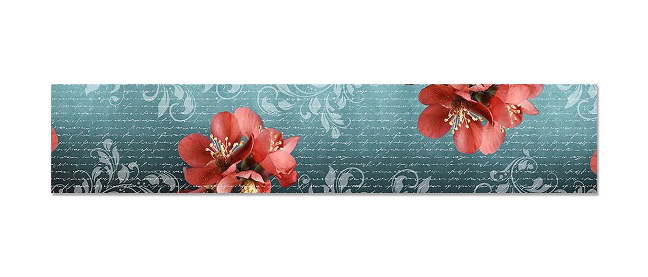 Наклейка виниловая 3D Zatarga Крупные цветы/Орнамент 600х3000 мм (1274515977)