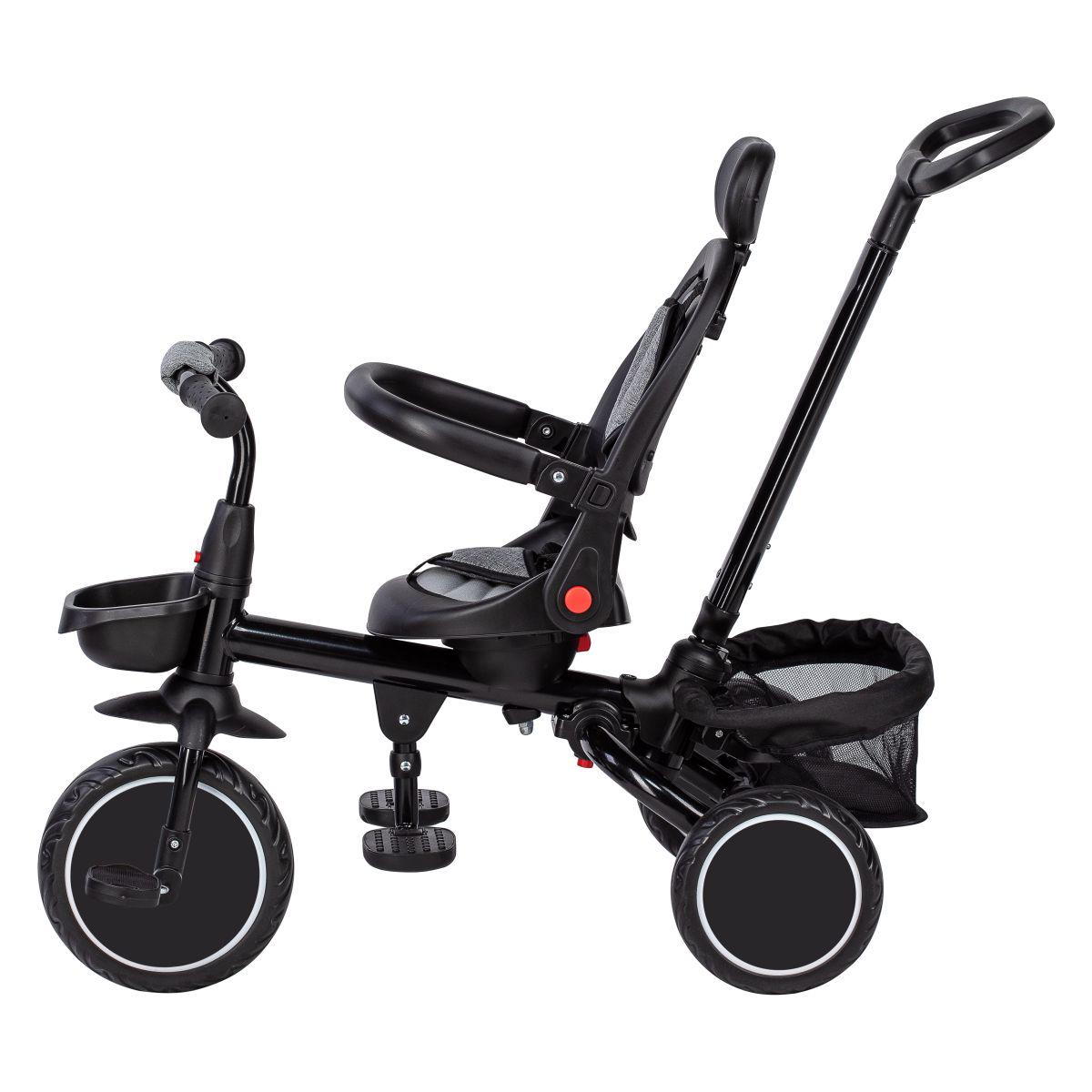 Велосипед дитячий триколісний Free2Move ELIPSO Black/Grey - фото 4