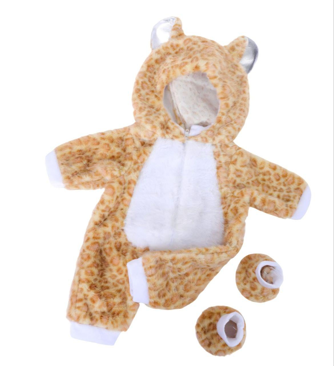 Одежда для куклы Baby Born 40-43 см плюшевый комбинезон с пинетками (9034) Одежда для куклы Baby Born 40-43 см плюшевый комбинезон с пинетками (9034)