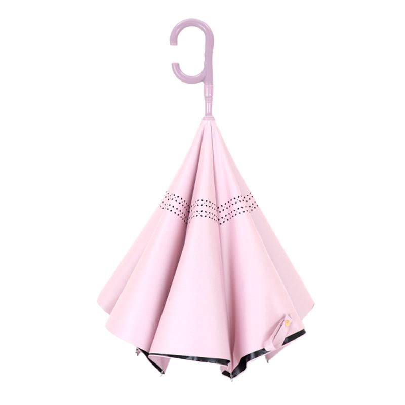 Зонтик наоборот Up-Brella 1166 108 см Pink (2333501786) - фото 1