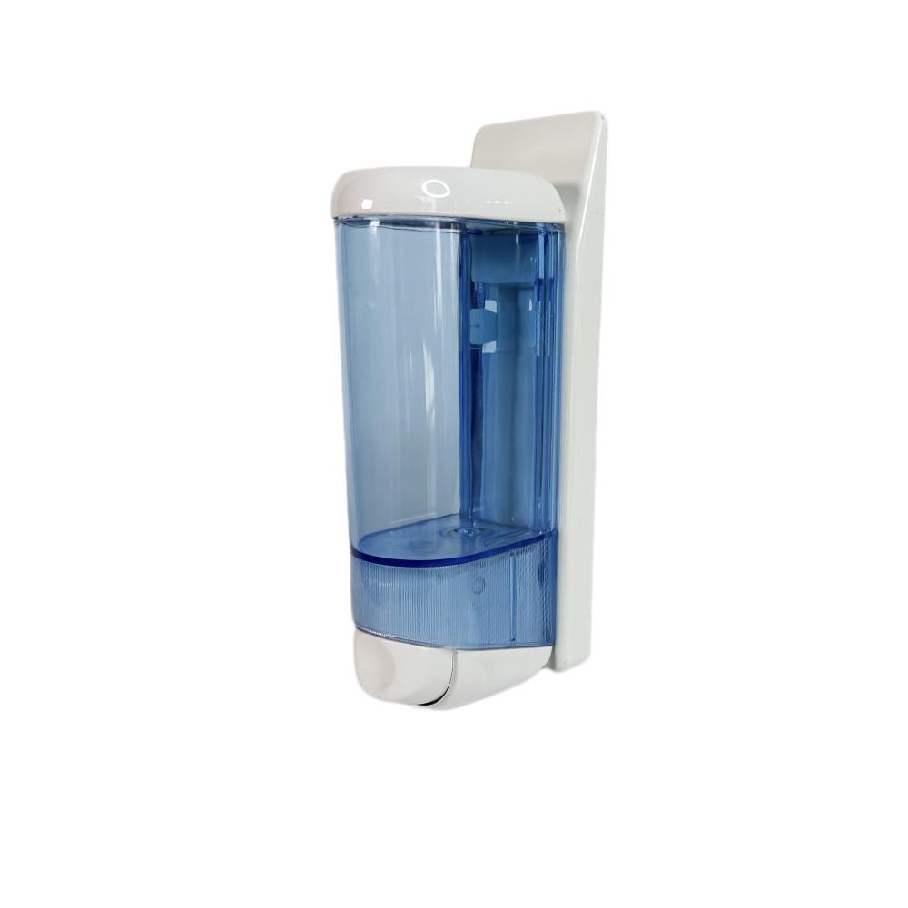 Дозатор для мыла Afacan Plastik настенный на планке 250 мл Синий/Белый