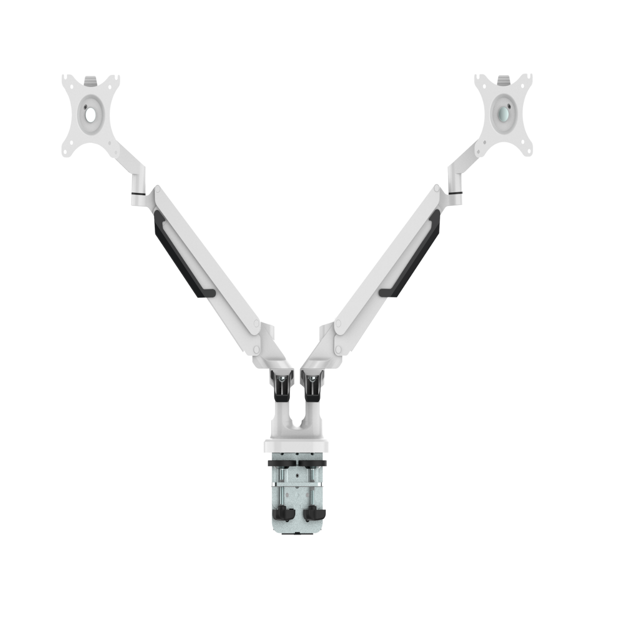Кронштейн настольно-поворотный FlexiSpot DL2 для двух мониторов от 17 до 32" Белый - фото 5 Кронштейн настольно-поворотный FlexiSpot DL2 для двух мониторов от 17 до 32" Белый - фото 5
