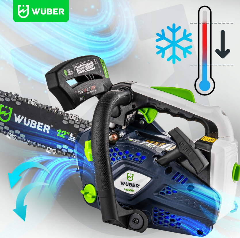 Бензопила ланцюгова Wuber 1 к.с. (2588823686) - фото 6 Бензопила ланцюгова Wuber 1 к.с. (2588823686) - фото 6