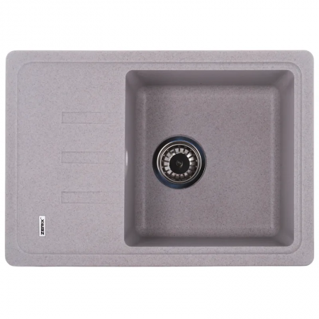 Мийка кухонна Zerix ZS-6243S-07 615х430х200 мм Мармуровий (ZX4574)