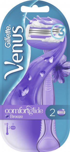 Станок для гоління жіночий Venus ComfortGlide Breeze з 2 змінними картриджами - фото 2