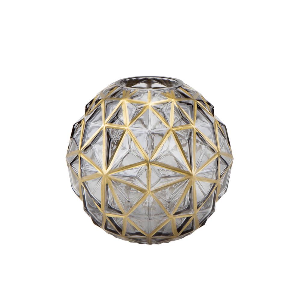 Настольная стеклянная ваза Light House Магия 20 см Прозрачный