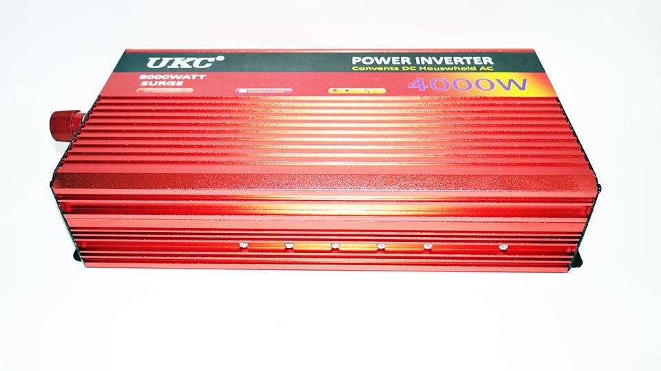 Автомобільний інвертор UKC 4000W 12-220V із функцією плавного пуску - фото 4 Автомобільний інвертор UKC 4000W 12-220V із функцією плавного пуску - фото 4