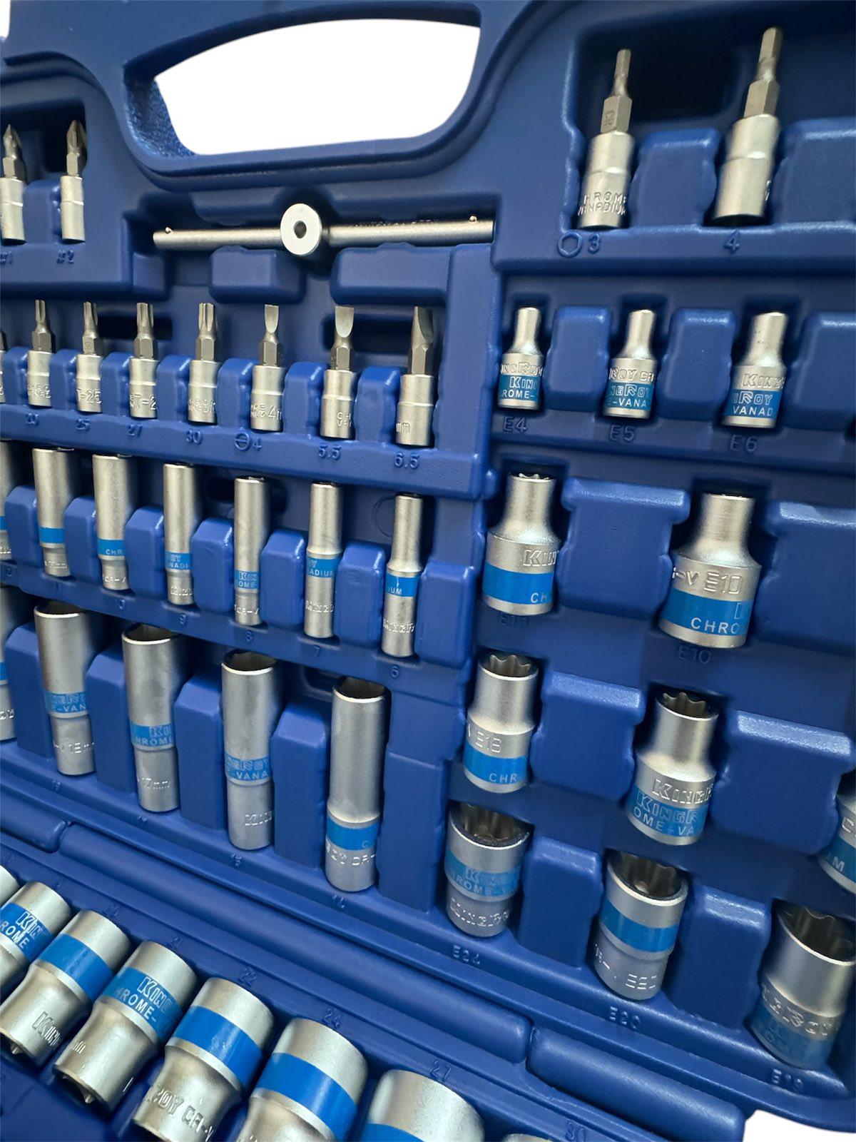 Набір інструментів KING ROY 6 гранний 108 пр. (6110) - фото 4 Набір інструментів KING ROY 6 гранний 108 пр. (6110) - фото 4