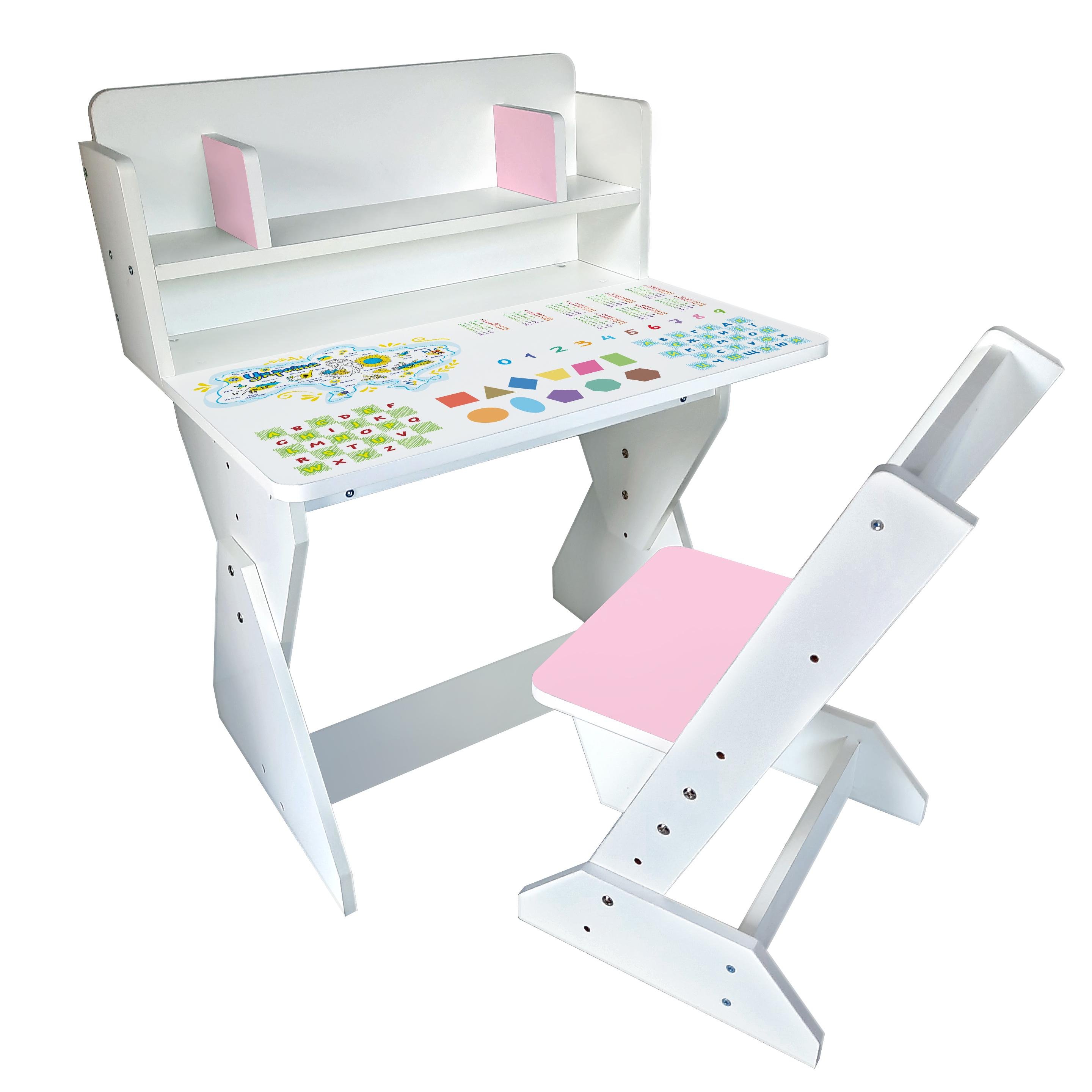 Парта школьная П01 регулируемая с рисунком Арифметика (251101) - фото 1 Парта школьная П01 регулируемая с рисунком Арифметика (251101) - фото 1