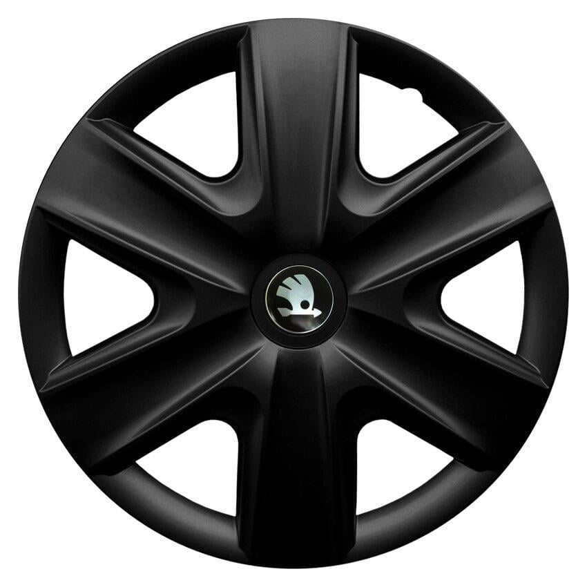 Комплект колпаков JAWOPLAST Hexan R14 для Skoda 4 шт. Black (28434899)