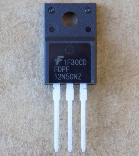 Транзистор FDPF12N50NZ 12N50NZ/TO220F (50779)