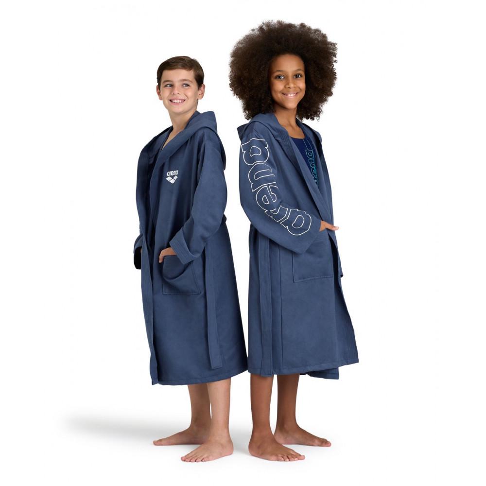 Халат дитячий з мікрофібри унісекс Arena ZEAL PLUS JR 005309-201 12-13 років Синій (27980691)