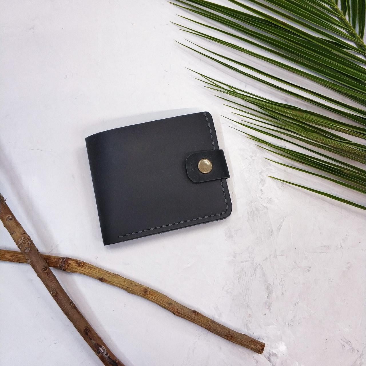 Кошелек мужской с монетницей Stedley Orso 2 кожаный Черный (2387324533)