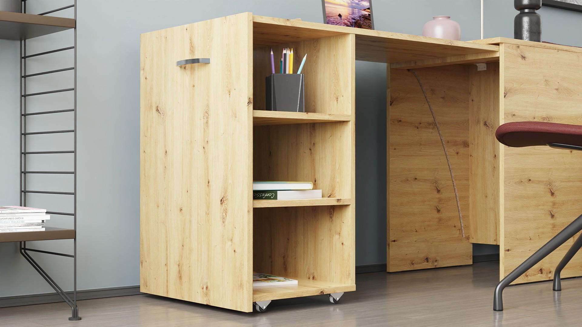 Стіл-тумба трансформер Ferrum-decor Смарт 1/1 ДСП 16 мм 750x1450x500 мм Дуб Артізан (FRD-105072) - фото 6 Стіл-тумба трансформер Ferrum-decor Смарт 1/1 ДСП 16 мм 750x1450x500 мм Дуб Артізан (FRD-105072) - фото 6