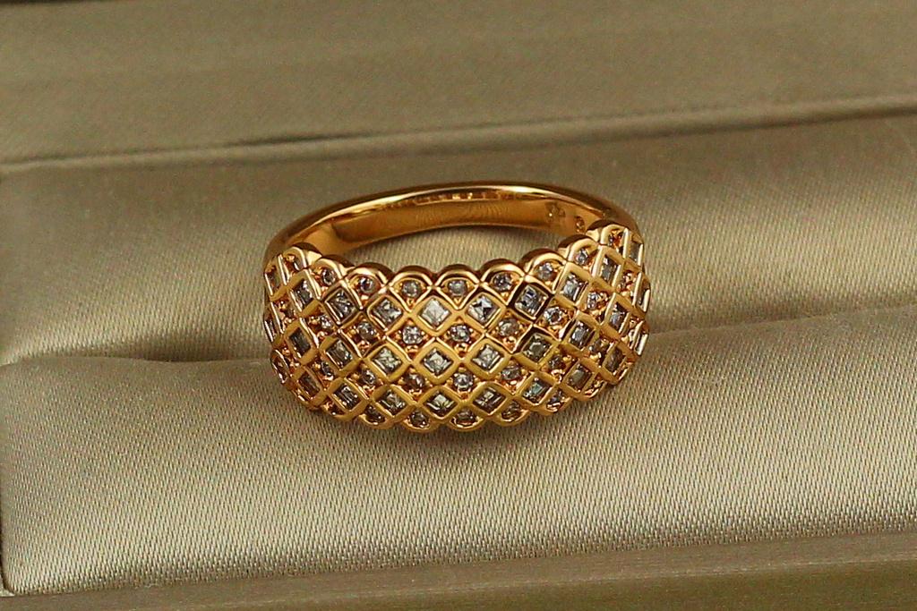 Кольцо Xuping Jewelry Проповедь р. 19 Золотистый (27879072) Кольцо Xuping Jewelry Проповедь р. 19 Золотистый (27879072)