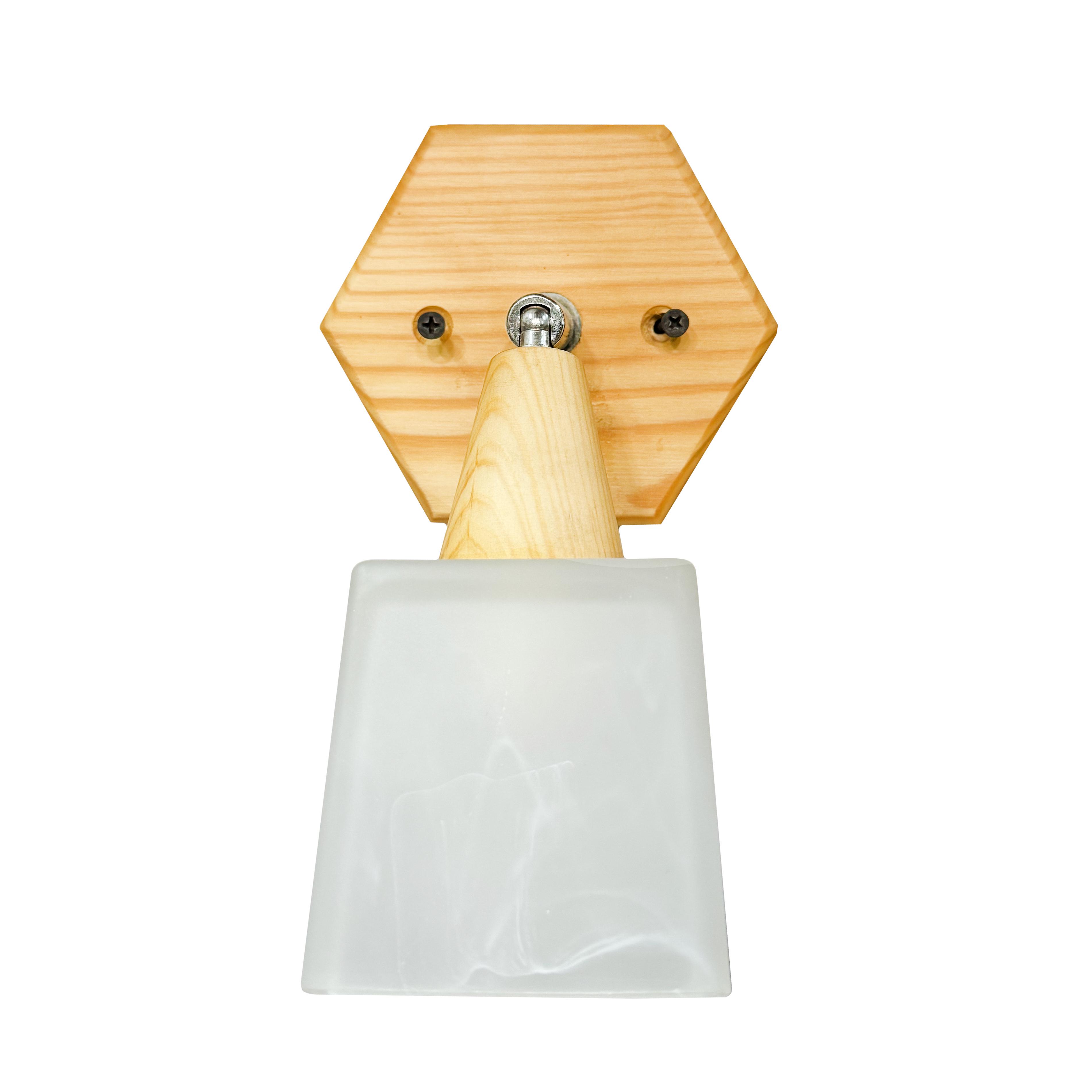 Люстра-бра дерев'яна N&B light Фішер 2311 Сосна