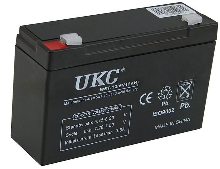 Аккумулятор UKC Battery WST-12 6V 12A - фото 3