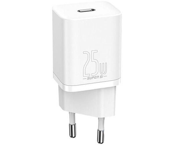 Устройство зарядное сетевое Baseus Super Si CCSP020102 1Type-C 25W White