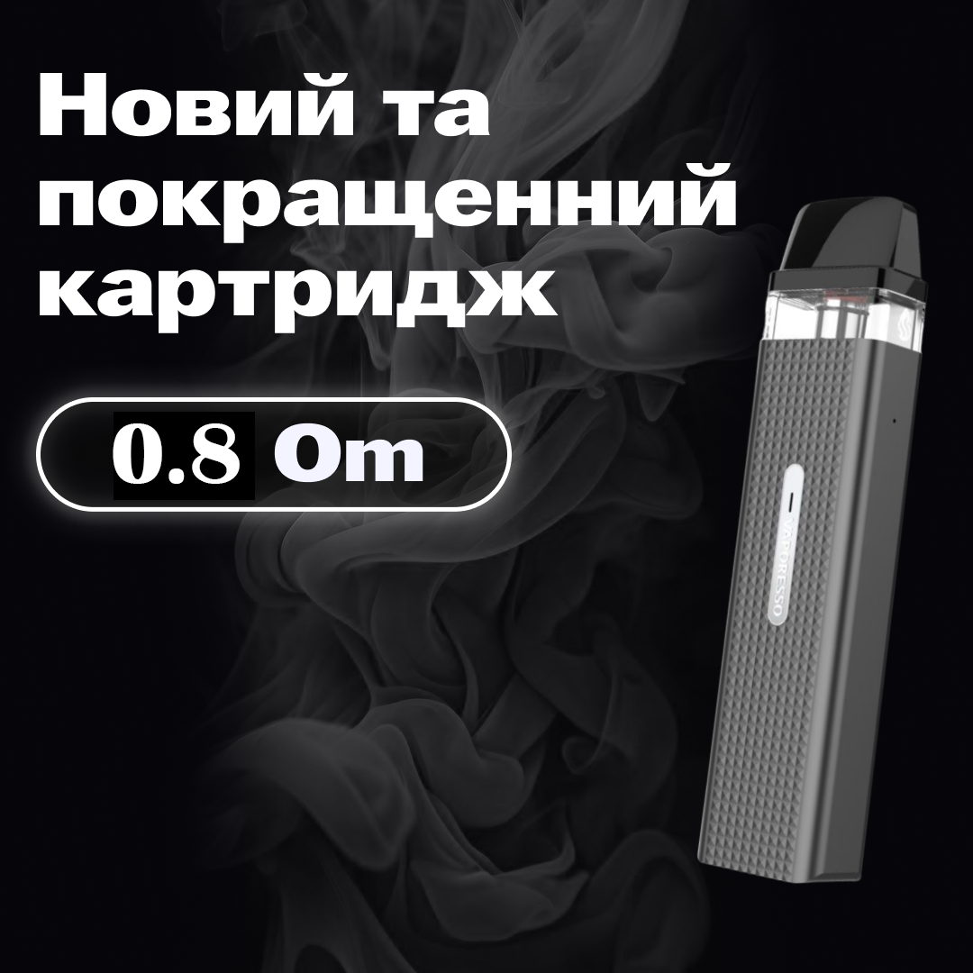 POD-система Vaporesso XROS MINI Pod Kit багаторазова 1000 mAh 2 мл Space Grey (78d469be) - фото 6