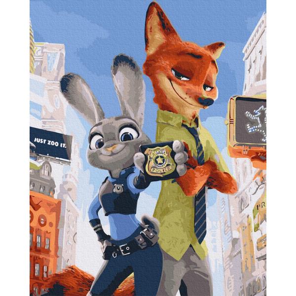 Картина по номерам Brushme Зверополис (GX8949)