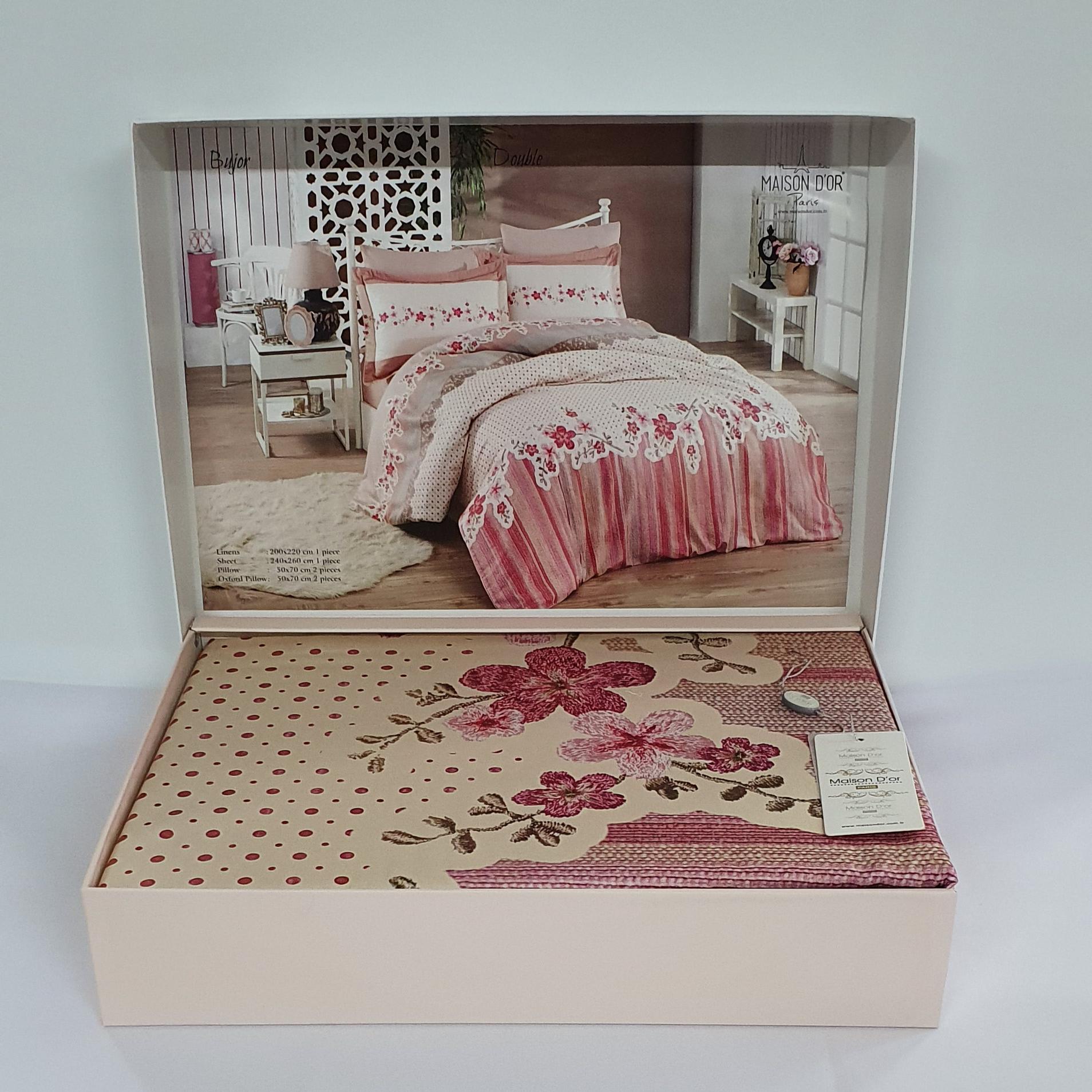 Комплект постельного белья Maison D'or Cатин 200х220 Bujor (02MD200220SkBujor)