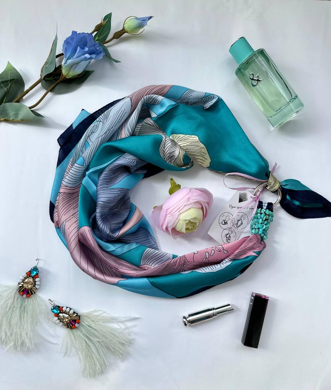 Платок дизайнерский My Scarf Голубая мечта (15429633)