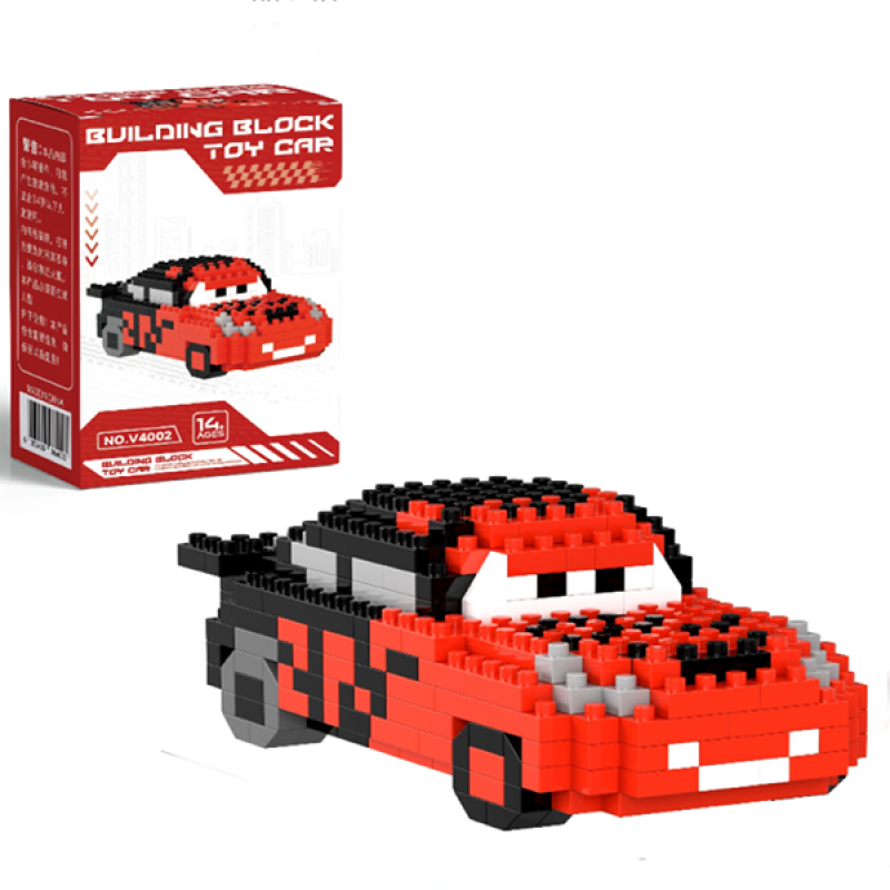 Конструктор фігурка BRICKS пікселі Машинка Молнія 315 деталей (V4002)
