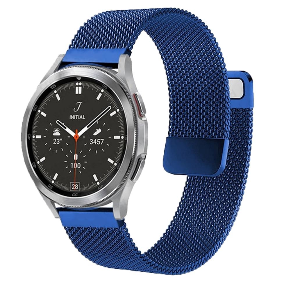 Металевий ремінець Watchbands Milanese Loop для Samsung Galaxy Watch 4 Classic 42 мм Blue (WB01S4MMILANESE3442)