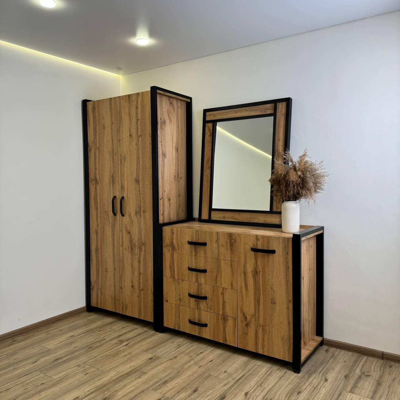 Комплект меблів спальня готовий К7 УТП028660 Loft Тахо - фото 2 Комплект меблів спальня готовий К7 УТП028660 Loft Тахо - фото 2