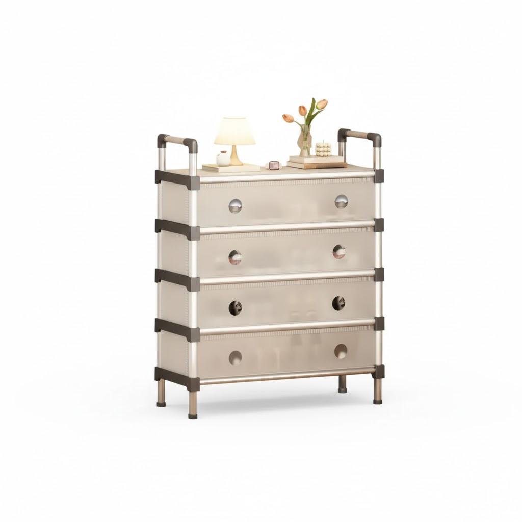 Полка для обуви SKLM-31-LT6205 4 уровня Серый (30346807) Полка для обуви SKLM-31-LT6205 4 уровня Серый (30346807)