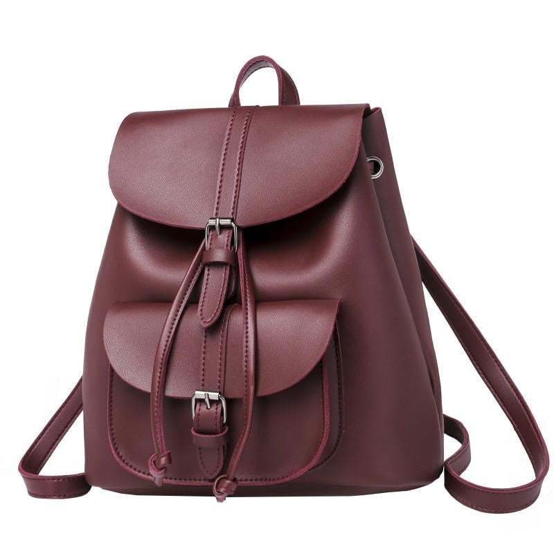 Жіночий рюкзак Amelie Italian Бордовий (8287)