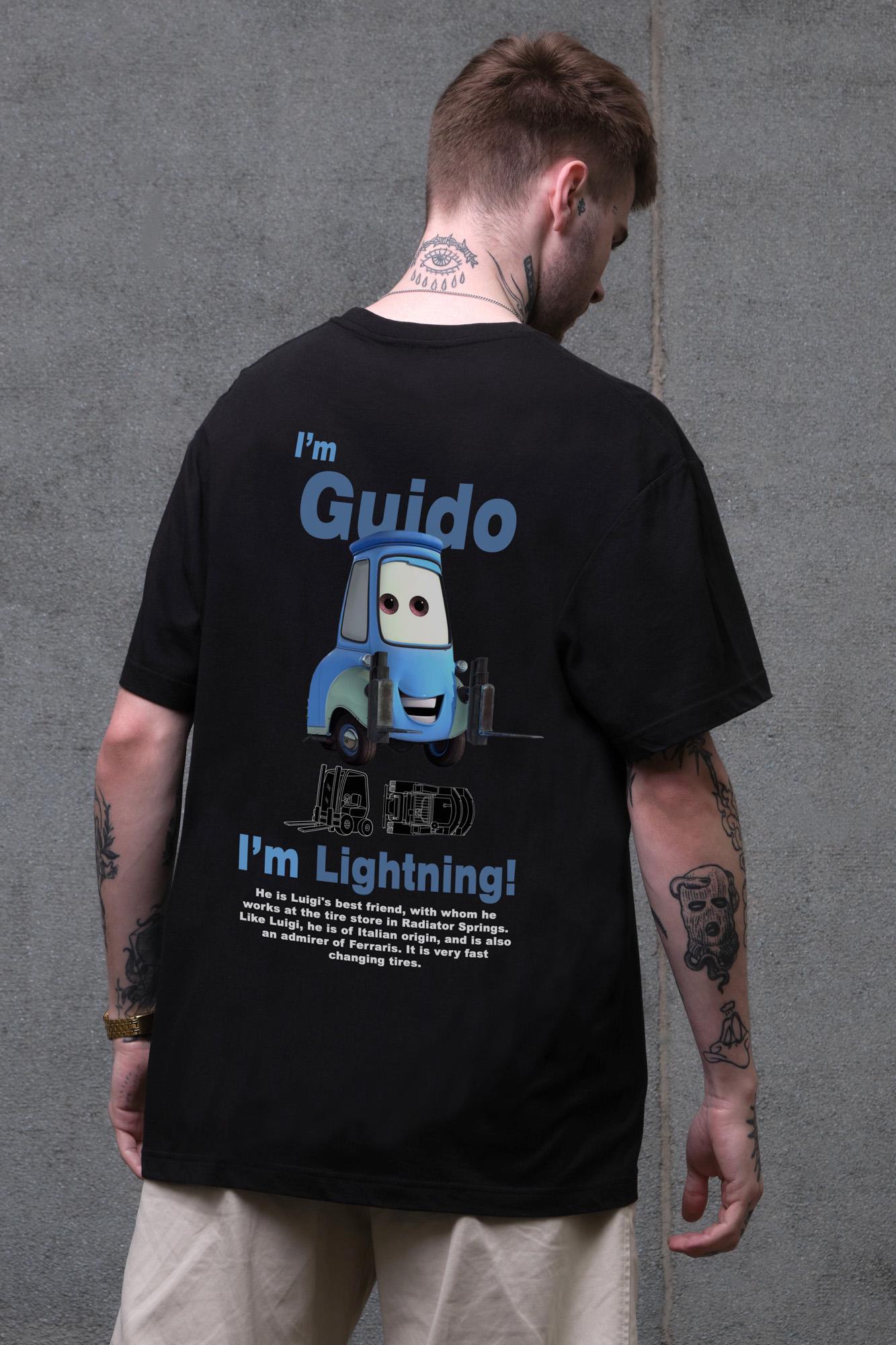 Футболка оверсайз Without З Принтом Guido S/M Black (S/M8056245 8056246)