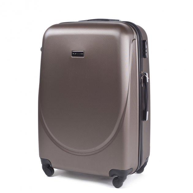 Чемодан пластиковый Wings 310 маленький Коричневый - фото 1 Чемодан пластиковый Wings 310 маленький Коричневый - фото 1