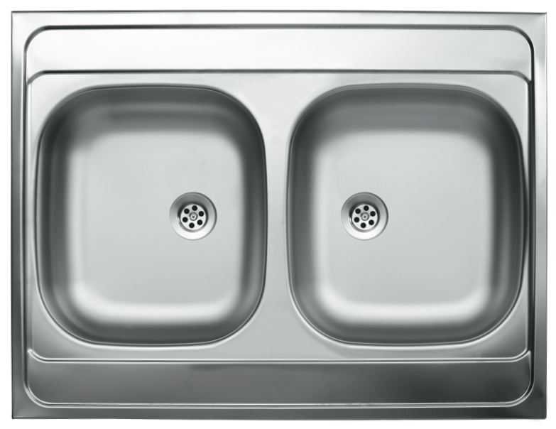Мойка кухонная накладная Ukinox STM 800 600 20 5C матовая