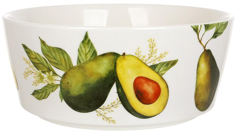 Набір порцелянових салатників Avocado Garden 1800 мл 6 шт.