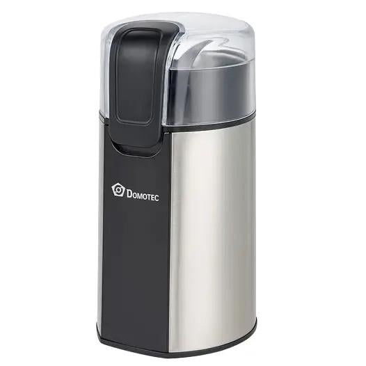 Кофемолка электрическая Domotec MS-7123 для кофе и специй 60 г 500W Grey-Black (3_08740)