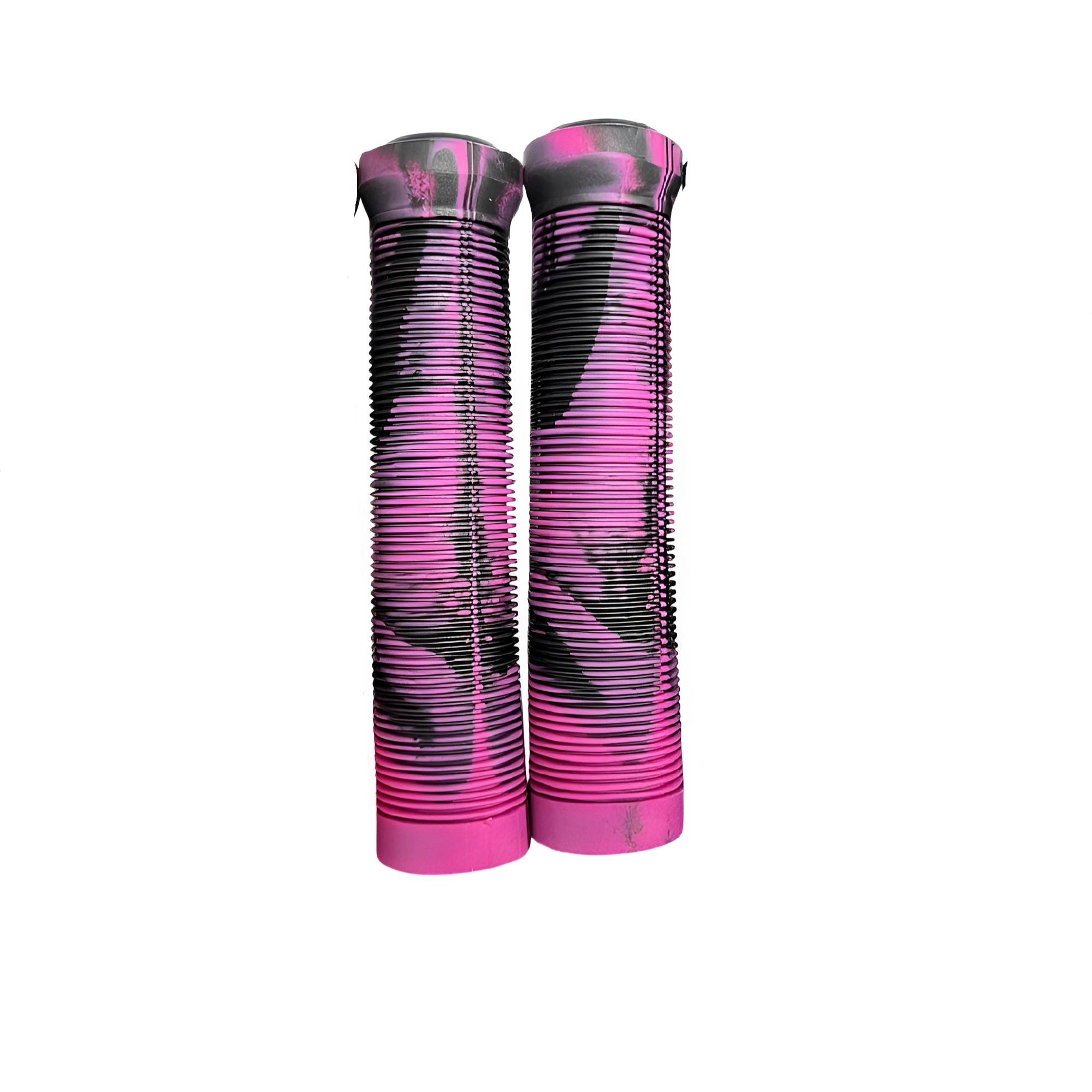 Грипсы Stenson VL97742 из термоэластопласта 2 шт. 14,5 см Розовый/Черный (62909d03)