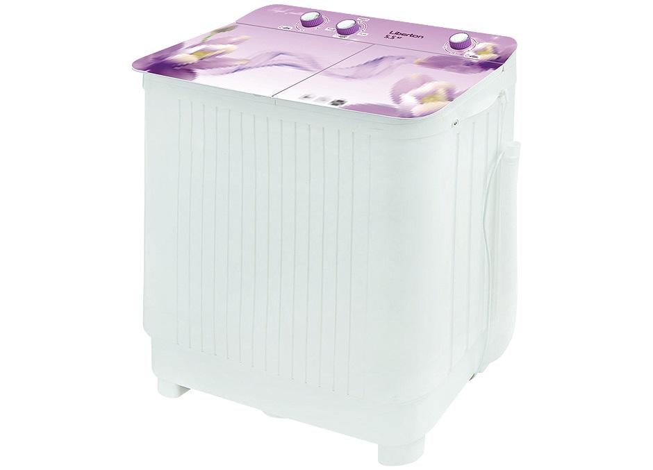 Пральна машина напівавтомат Liberton LWM-5503 PUMP White/Purple (259757)