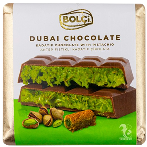 Шоколад дубайский с фисташкой Bolci Dubai Chocolate 100 г (2426572566) Шоколад дубайский с фисташкой Bolci Dubai Chocolate 100 г (2426572566)