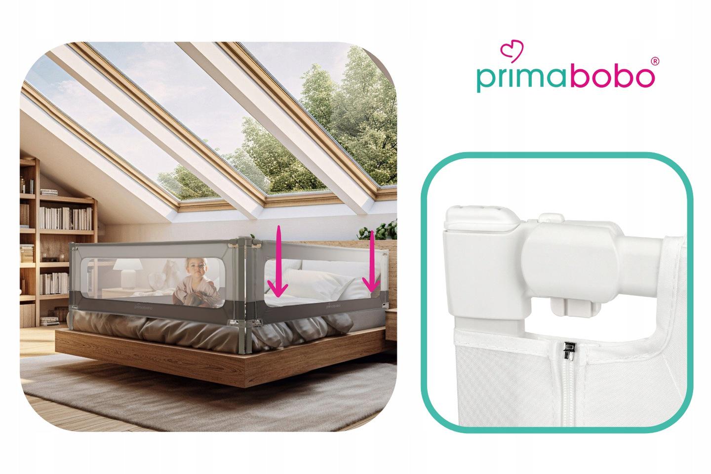 Детский бортик защитный для кровати Primabobo VELVO 200 см (23470606) - фото 6 Детский бортик защитный для кровати Primabobo VELVO 200 см (23470606) - фото 6