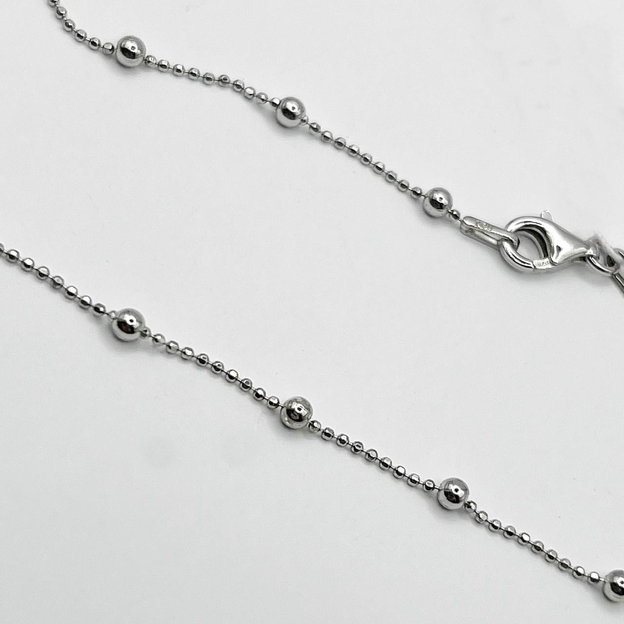 Цепочка серебряная Шарики 50 3,06 г (3020314074)