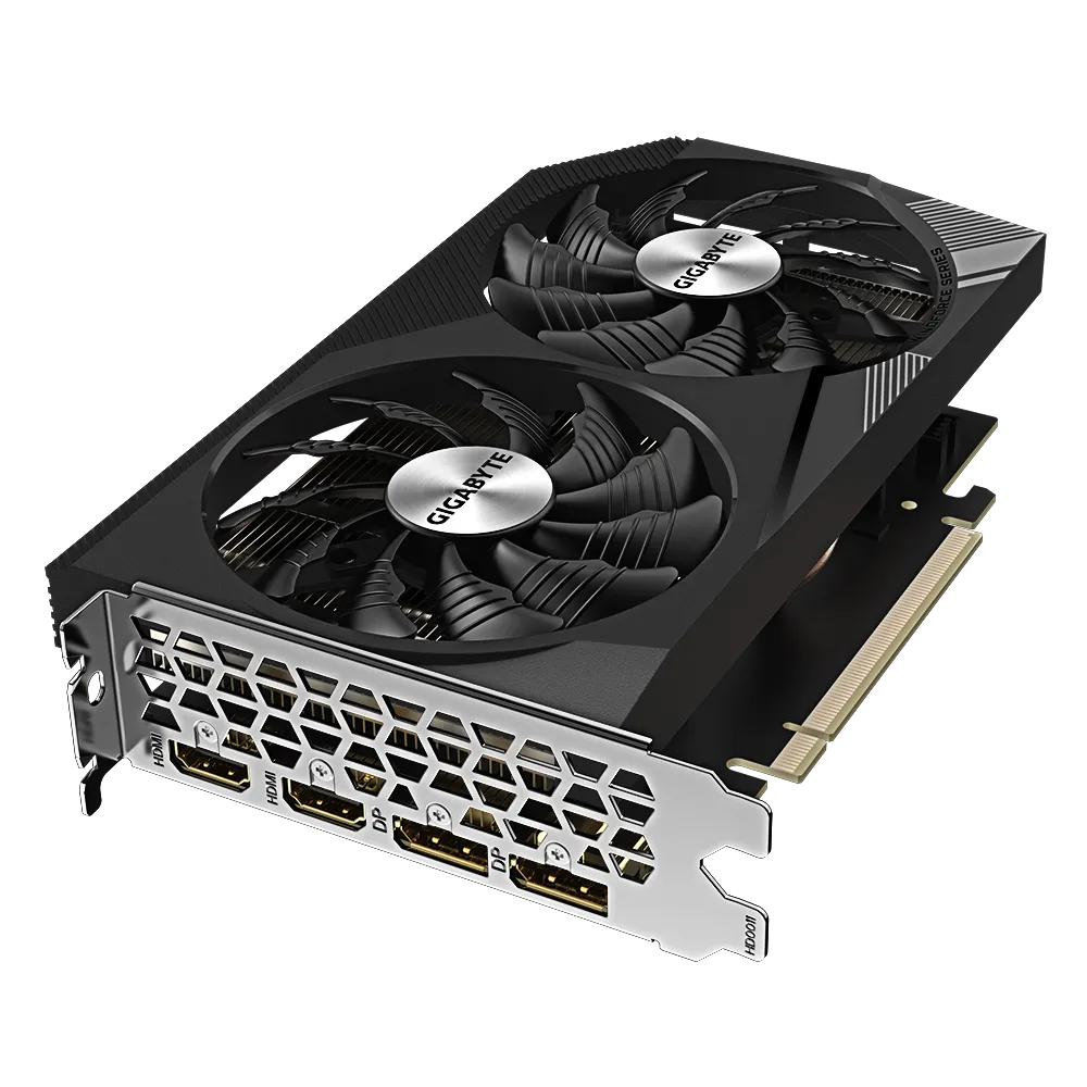 Видеокарта Gigabyte nVidia RTX 3050 8 ГБ GDDR6/14000 МГц (GV-N3050WF2V2-8GD) - фото 3