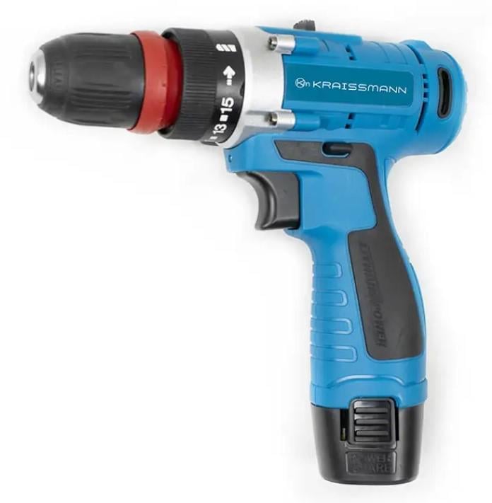 Шуруповерт аккумуляторный Kraissmann 1500 S-ABS 12/2 LI DFR (598008325)
