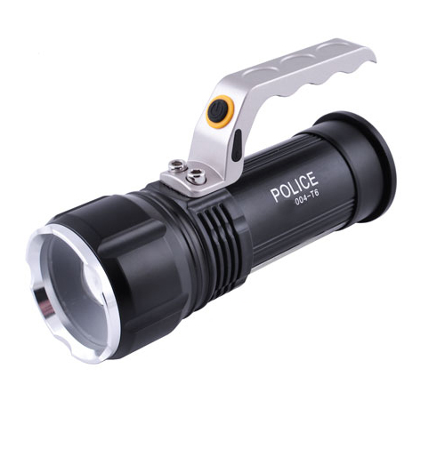 Фонарь переносной аккумуляторный BL-004-T6/COB Black (591178)