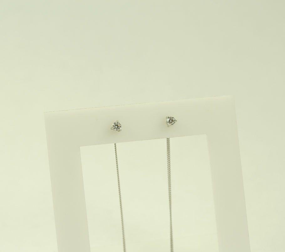 Серьги протяжки с камнем Maxi Silver 8738 (88738)