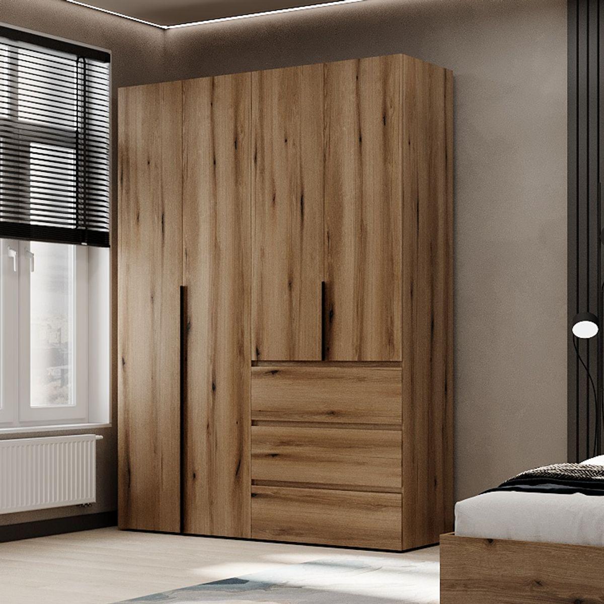 Шкаф распашный комбинированный №5 ART IN HEAD Light 1600x500x2200 мм Дуб Эвок (LTK0510000000)