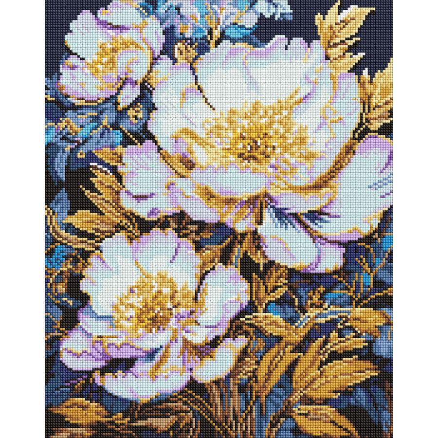 Набор с алмазной мозаикой Элегантные цветы 40х50 см (30435364)